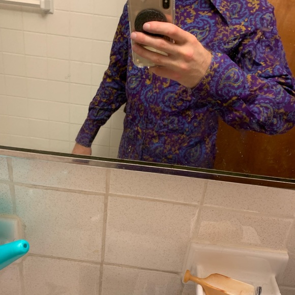 Beautiful Men’s Size Medium Dress Paisley - Picture 3 of 3